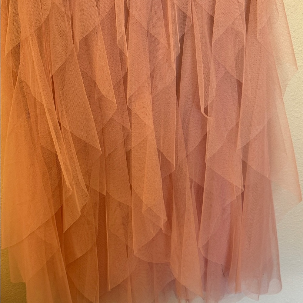 Pink Layered Skirt - Picture 2 of 3